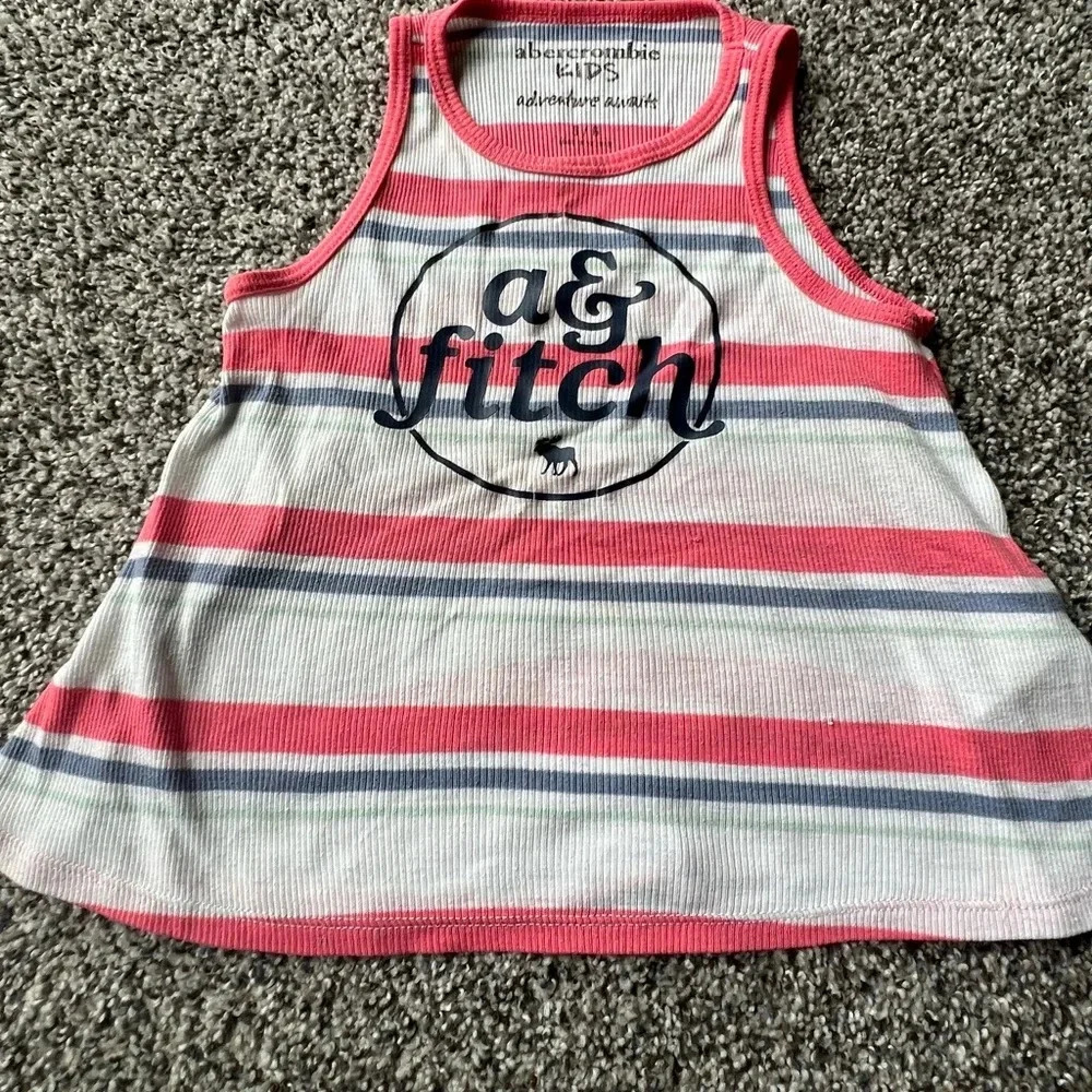 Abercrombie kids tank striped tank top